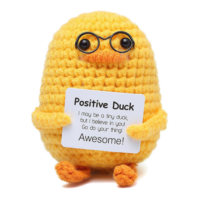 Transfronterizo al por mayor hecho a mano de punto de felpa de energía positiva de la patata emocional vegetal adornos de frutas de juguete pequeño regalo