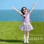 夏天女童娃娃领短袖碎花裙