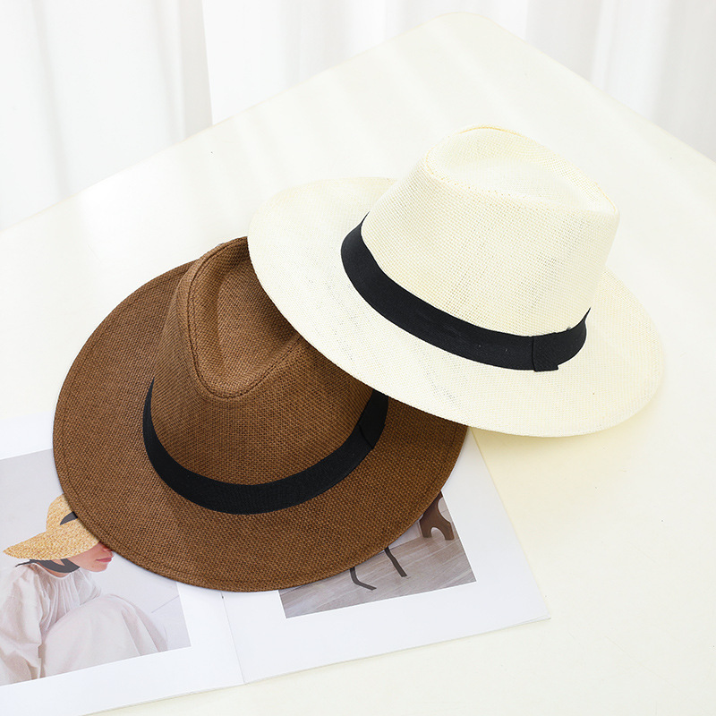 Panama grass edit large -eave jazz hat summer men's outdoor sun…