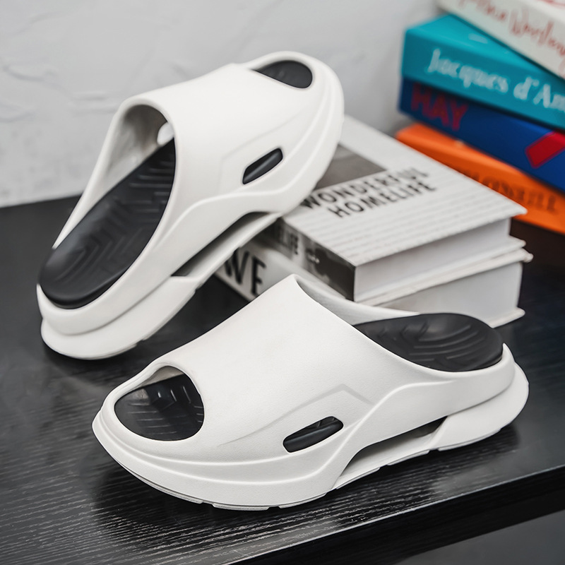 Zapatillas deportivas 2025 nuevo estilo pisando mierda zapatos de playa al aire libre moda casual verano aumento sandalias y zapatillas de suela gruesa hombres