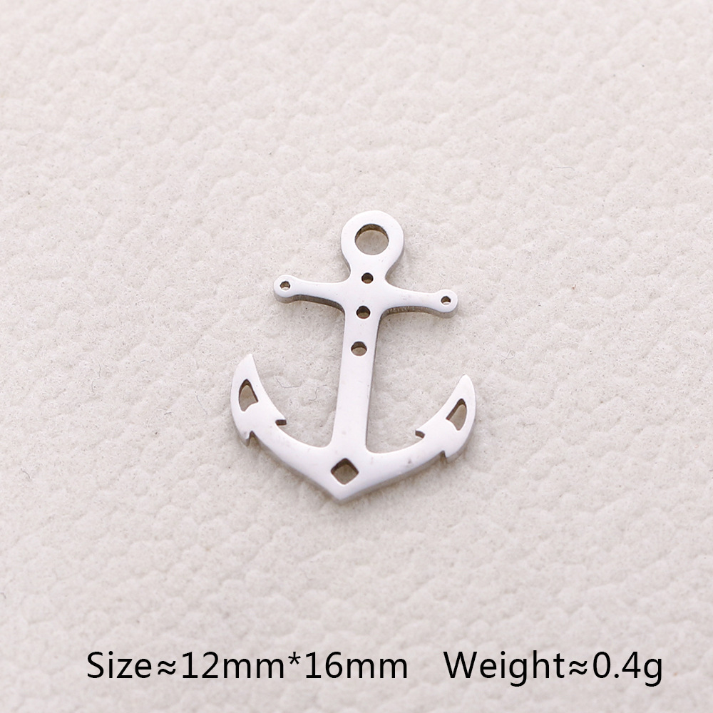 6g Weight Pendant Jewelry Making Type 13*13mm Jewelry Making Size DIY Jewelry Accessories Classification 5 PCS/Package Quantity 304 Stainless Steel Material Fish Tail, Whale Pattern Polished Finish Plating Design Cute, Simple Style Style 5 PCS/Package 13*13mm 304 Stainless Steel Fish Tail Whale Polished Pendant 10