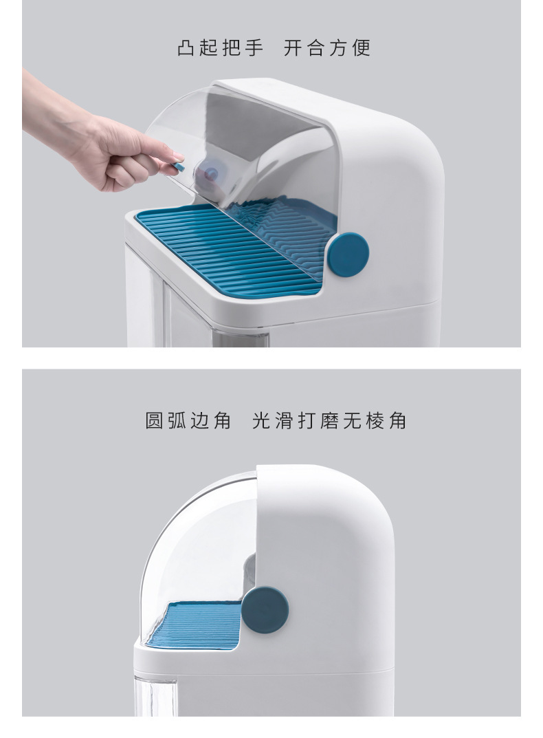 双层置物架塑料沥水碗柜