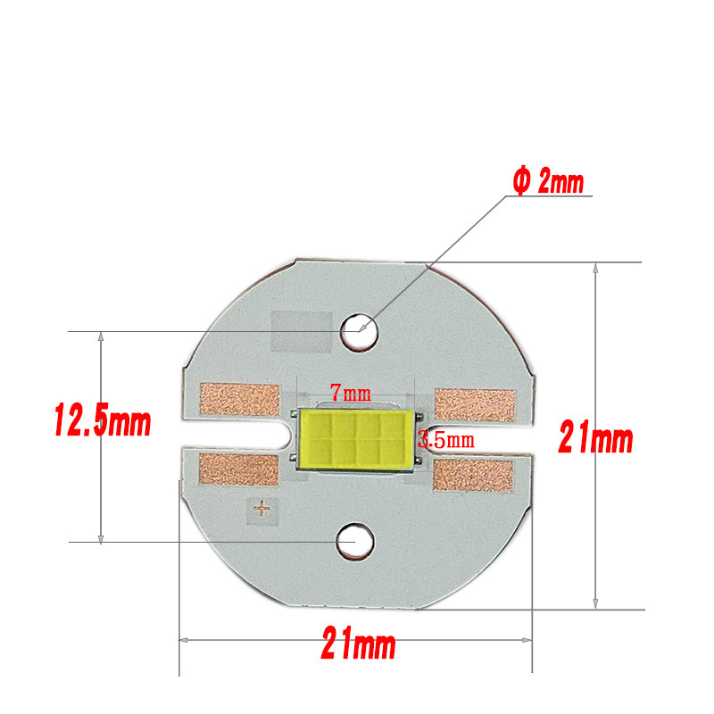 LED自動車ヘッドライト3570電球ハイライト3570 8芯12V LED 40W 3570芯9V 30W白色光|undefined