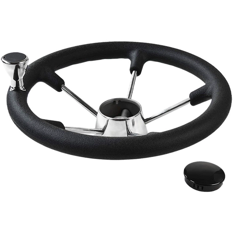 Рулевое колесо из пеноматериала морского класса нержавеющая сталь рулевое колесо яхты ручка бустер шаровой руль аксессуары для судового оборудования 13 дюймов