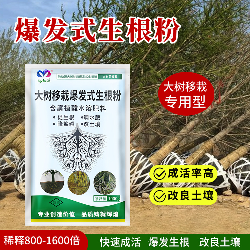 批发强力生根液壮苗剂腐植酸水溶肥料降盐碱改土壤1kg快速生根粉