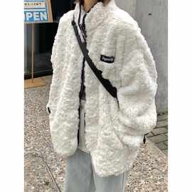 羊羔毛外套女冬季保暖毛毛绒皮毛一体仿獭兔毛休闲环保皮草大衣
