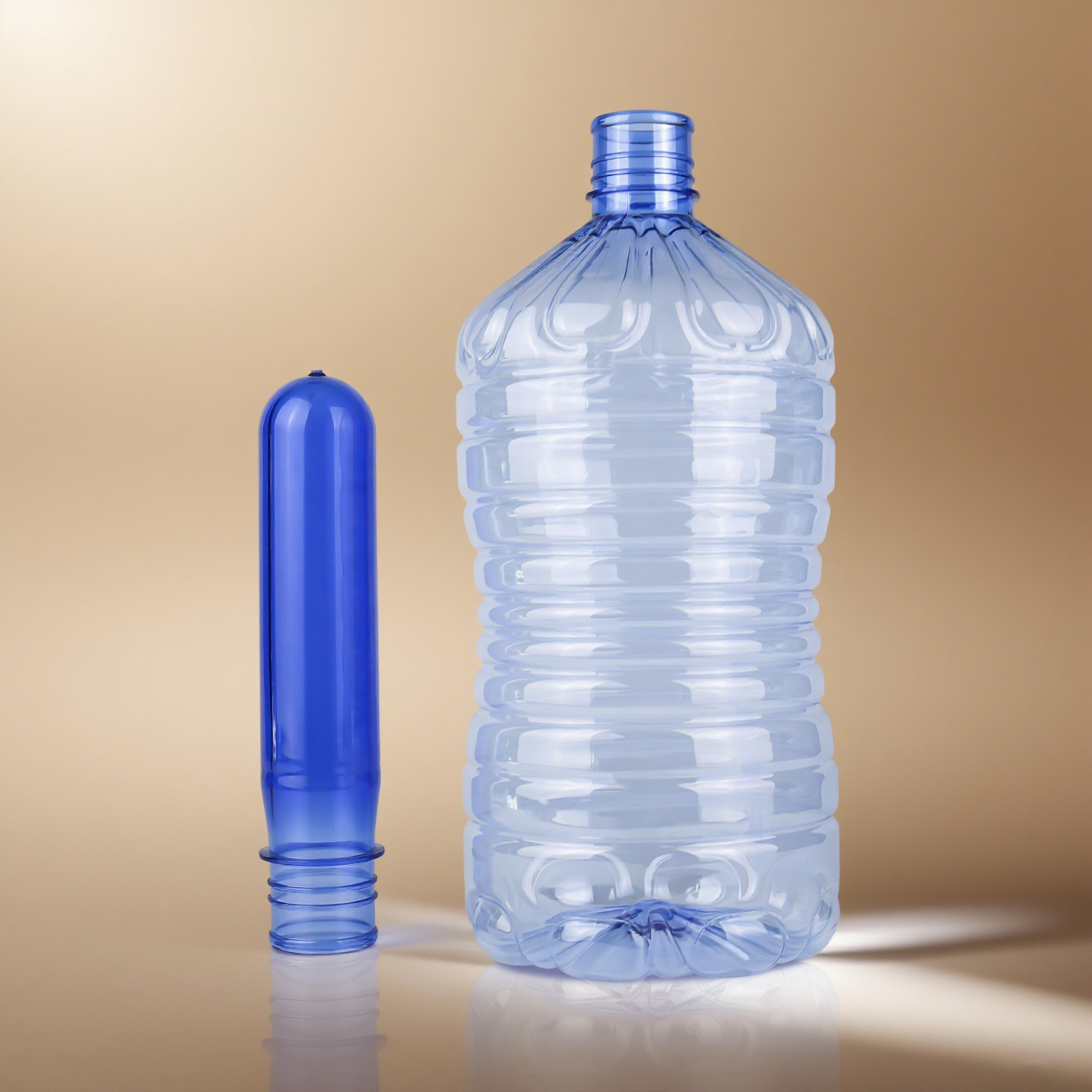 55mm calibre de cinco galones de agua potable de grado alimenticio embotellas PET embotellas de agua mineral embotellas de nuevo material de producción