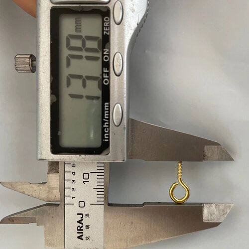 200 pcs/pack DIY jewelry accessories, threaded nine-character needle hand-turn screws, sheep’s eye 9-character screws