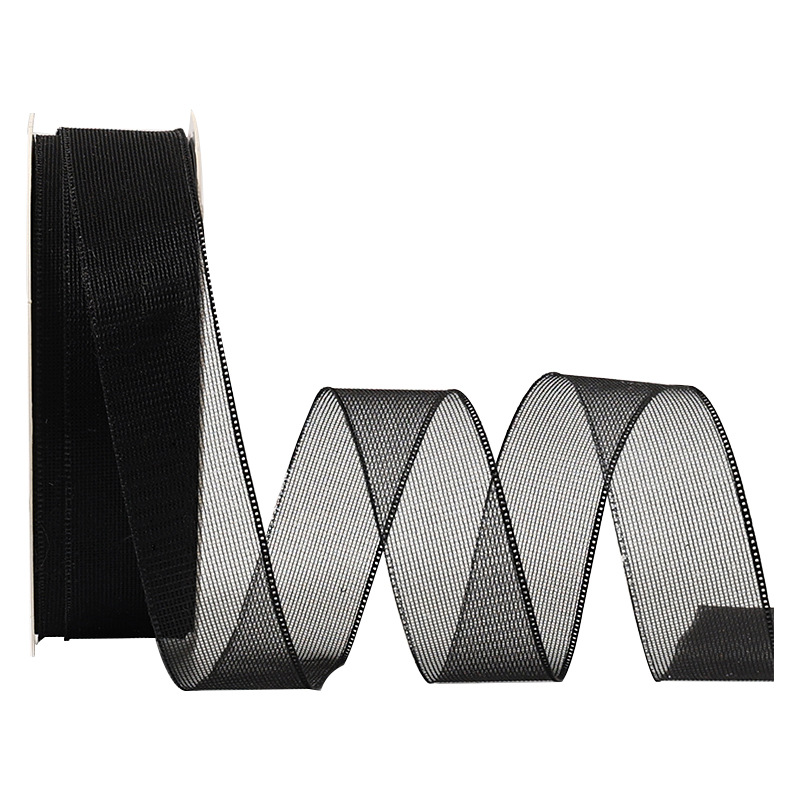 Brillante brillo de viento fresco envasado de flores cintas DIY artesanal arco de pastel de cinta de cinta florista