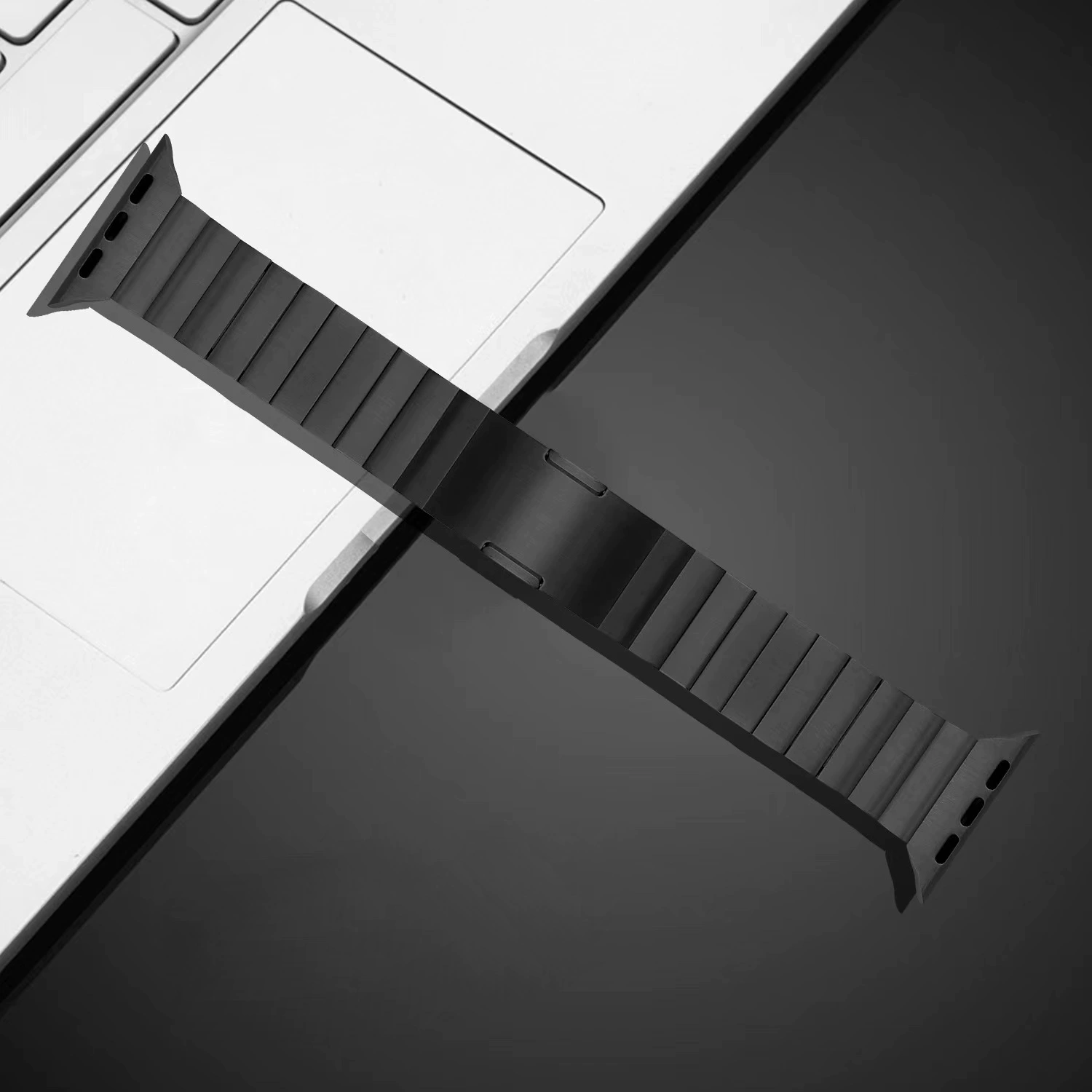 Подходит для Apple iWatch8/7  поколение ультра нержавеющая сталь быстрого снятия ремешок Apple Watch4/5/6 поколение SE сталь ремень