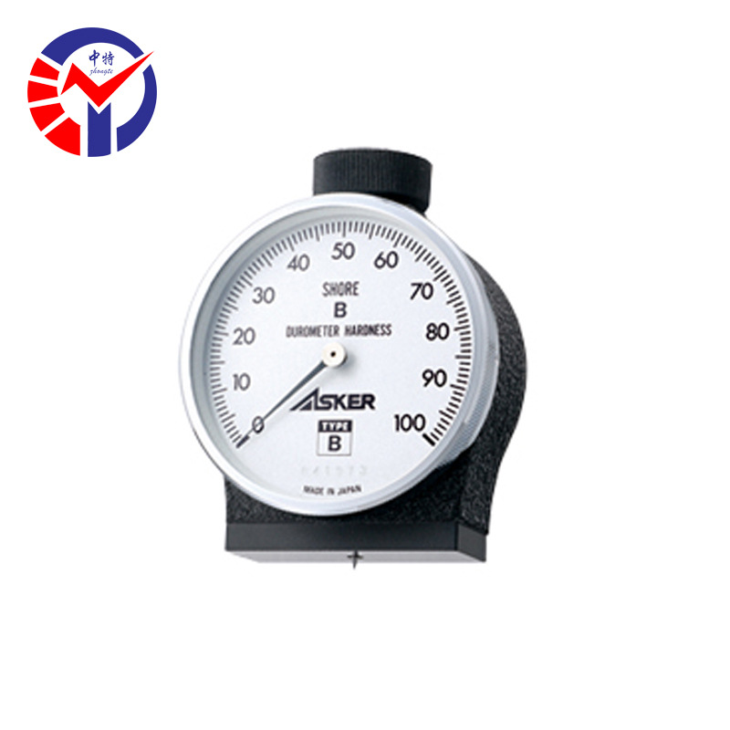 日本Asker Type B橡胶硬度计表针半硬质材料生陶瓷或未烧陶瓷