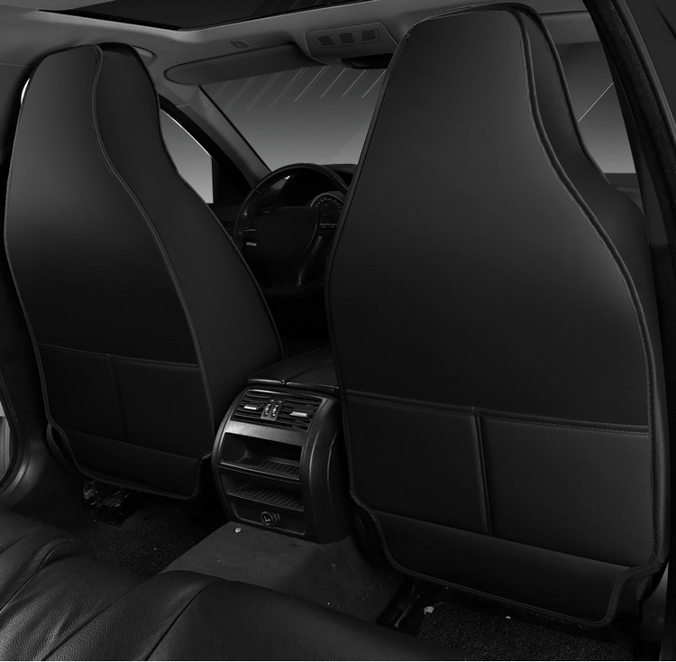 2025 New Model Full-Cover Integrated Leather/Ice Silk All-Season Universal Car Seat Cushion