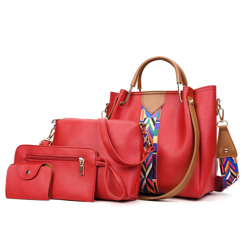 Cross-border women's bags  new style Korean fashion four-piece mother-in-law bag shoulder crossbody handbag women's bag wholesale