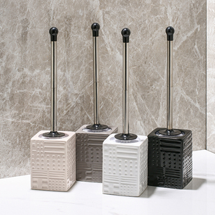 ✅ Scandinavian Accessible Luxury Ceramic Household Toilet Brush 2023 New Bathroom Long-Handled Toilet Brush with No Dead Ends and High Appearance