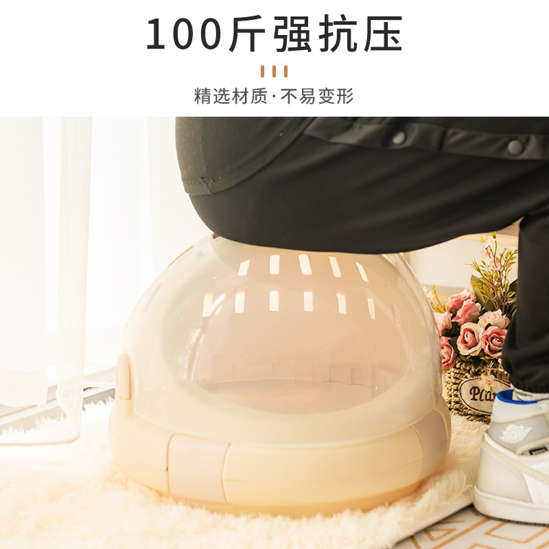 Internet celebridad espacio cápsula cama nido gato cuatro estaciones universal cerrado extraíble y lavable verano gato Portátil Bolsa de suministros para mascotas