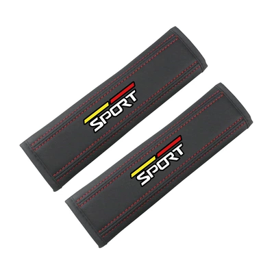 Front and Rear Seats, Anti-Strain and — Other Automotive Safety Supplies - sport-leather-shoulder-pads-g-style