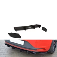 Подходит для SEAT Leon диффузор задняя насадка задняя лопасть задняя губа спойлер задняя губа