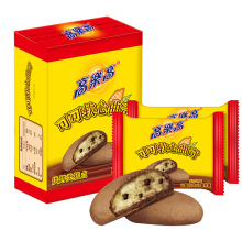 高乐高可可软心曲奇饼干70g巧克力豆牛奶味夹心饼干糕点休闲零食