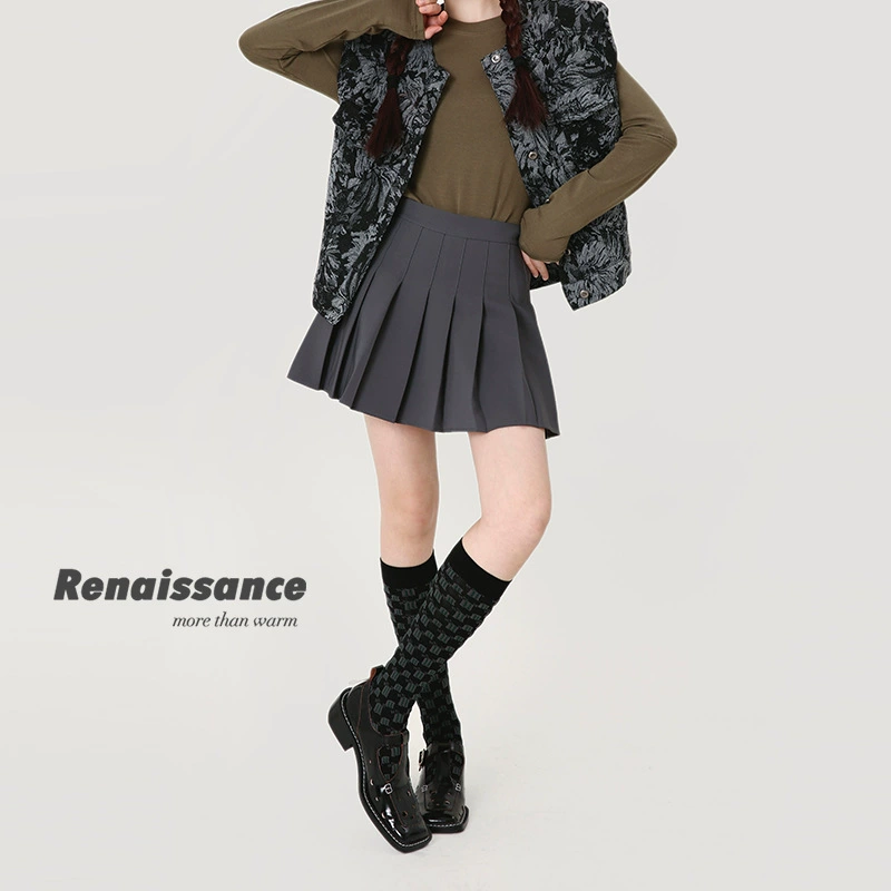 Renaissance Genuine summer three dimensional retro knee socks, mid length
