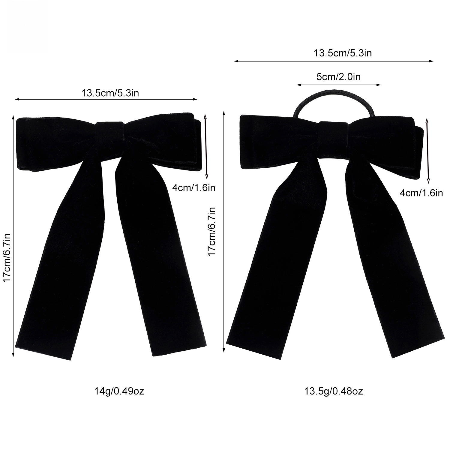 Qiyue bogen haarnadel Südkorea band stirnband samt einfache entenschnabel clip weibliche krawatte haar zubehör großhandel_voghion.com