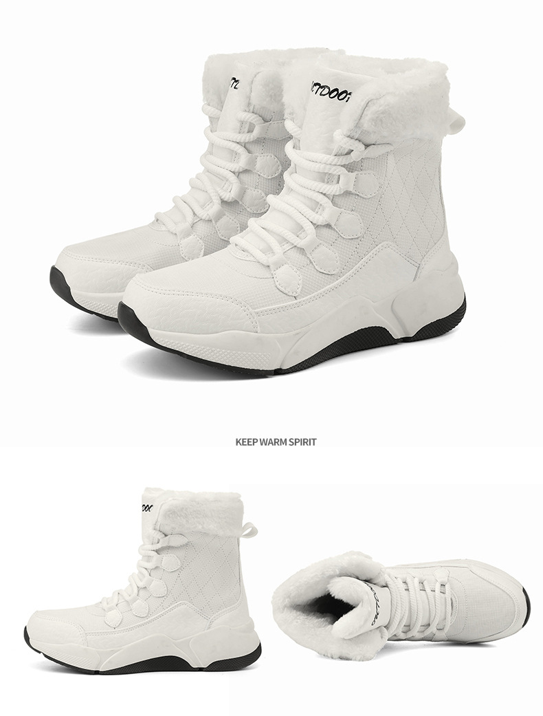 Damen Stiefeletten, Kampfstiefel, wasserdicht, Militär, Western, mittelhoher Absatz, spitze Zehenpartie, Reißverschluss, Schnürstiefel, Sportstiefel_voghion.com