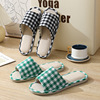 Summer non-slip slippers for beloved indoor, cotton and linen