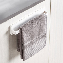 No-Trace Towel Rack No-Hole Magnetic Bathroom Towel Single Pole Storage Shelf Toilet Storage Drainage Hanging Rack 