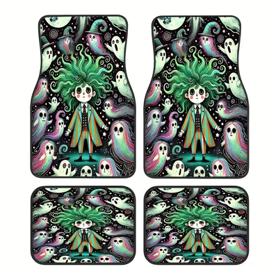 Can Be Cut and Sold Wholesale | Avtomobil döşəmə paspasları - ws-car-floor-mats-zx12-6050-self-cut-1-piece-of-silk-circle-for-the-front-foot
