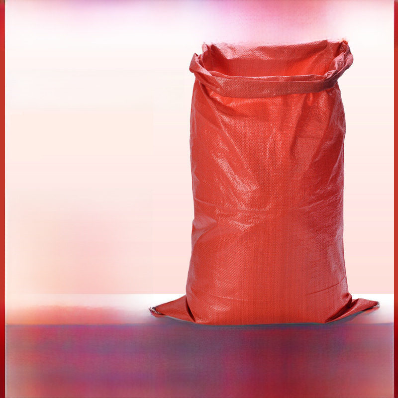 plastic woven red pack for moving