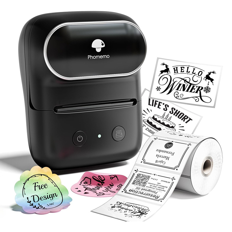 Impresora de Etiquetas Comercial Phomemo M110, Mini Impresora Térmica Portátil Bluetooth, Impresora Transfronteriza, Logotipo al por Mayor