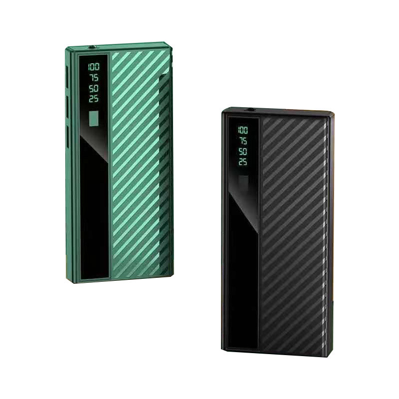 Teléfono móvil compartido tesoro de carga móvil al aire libre tesoro de carga móvil 20000mAh fuente de alimentación móvil inteligente pantalla digital con lámpara LED