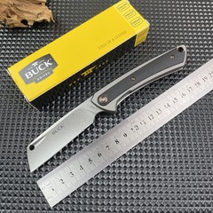 厂家直销BUCK0263巴克户外D2折叠小刀多功能锋利随身野营折叠刀