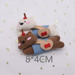 韩版布艺卡通狗狗胸针手工diy饰品配件衣服秋冬包包辅料