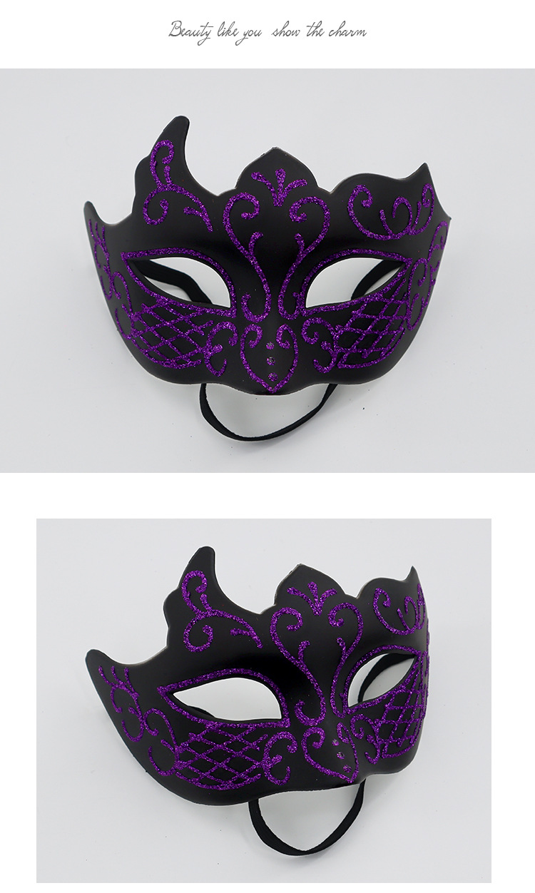 Hallowmas Festive & Party Supplies party bár maszk félarc férfi festett maszk spray festék férfi és női maszk_voghion.com