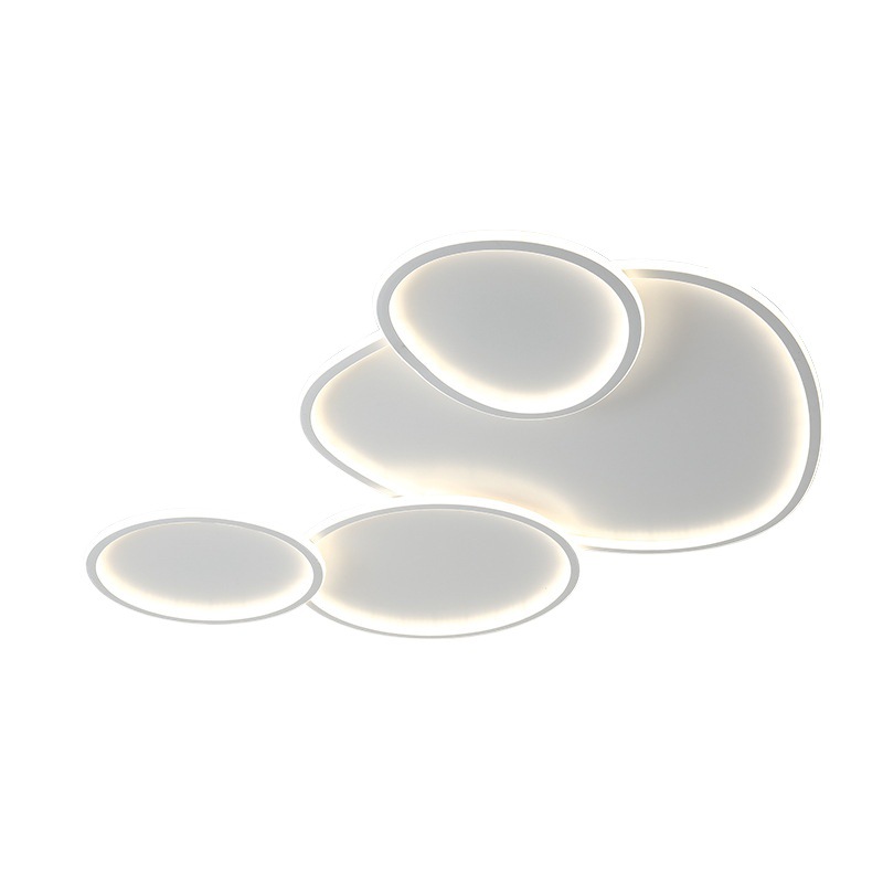 Luz de sala de estar 2025 nueva iluminación nórdica minimalista atmósfera moderna arte creativo lámpara de techo dormitorio