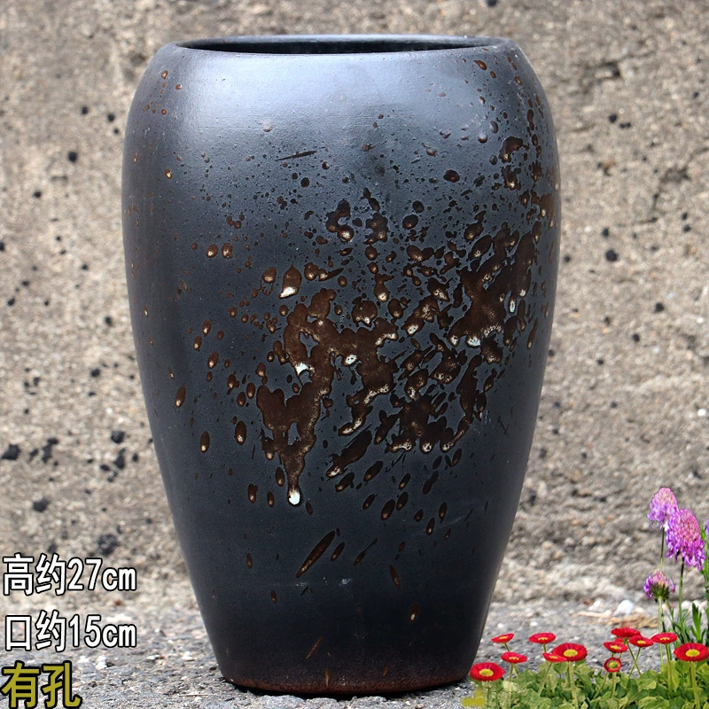 Breathable high boots, ceramic big flowerpot