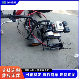 汽油动力塑胶跑道划线机 学校操场喷涂划线车 体育场划线设备