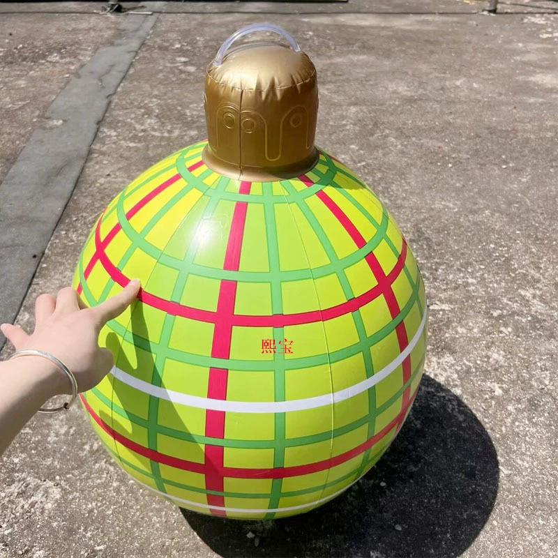 Новый товар для внешней торговли: надувные рождественские украшения, светящийся шар из ПВХ, надувной рождественский шар, праздничный шар, декоративный шар