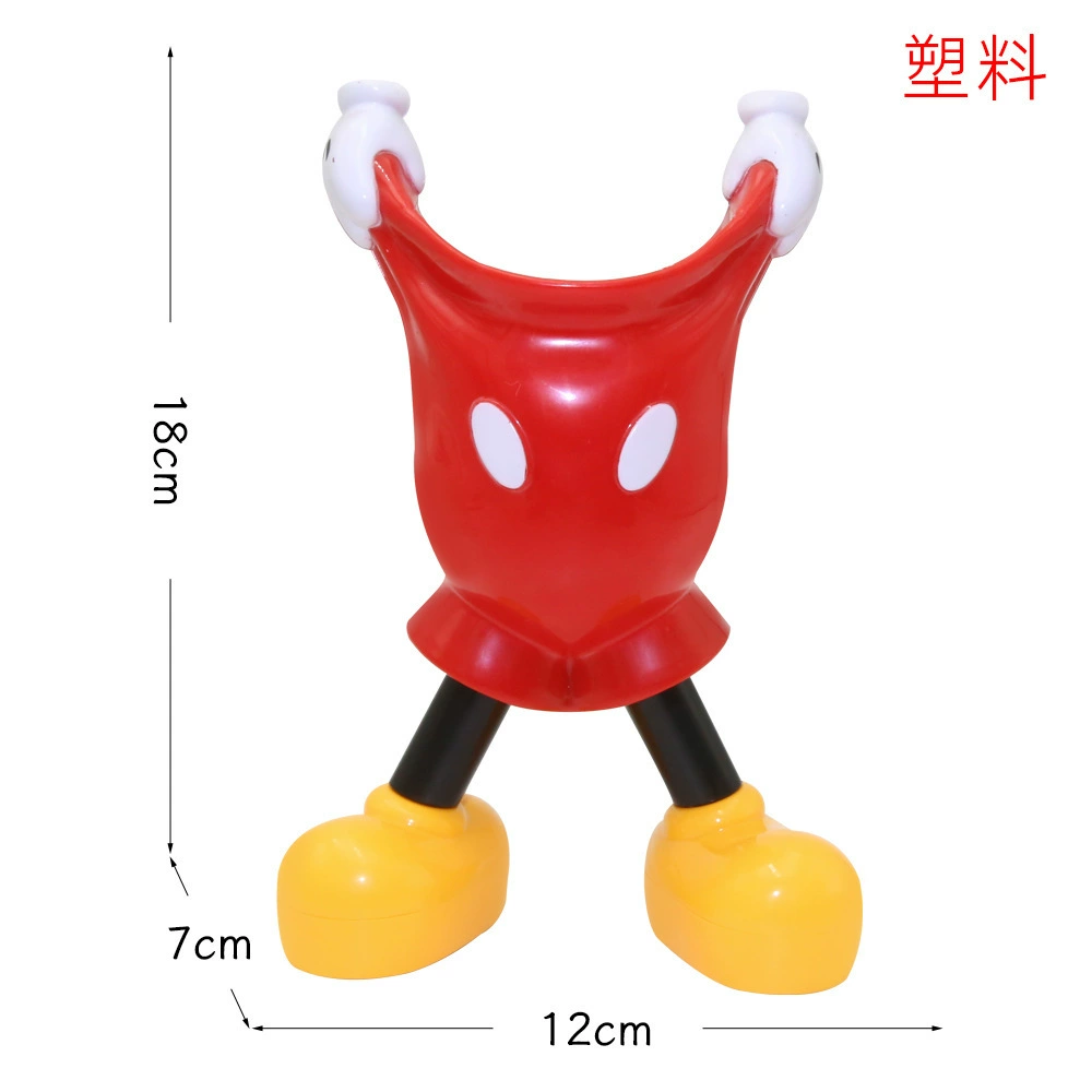 Подставка для ручек Sanrio (Kuromi / Hello Kitty), декоративный органайзер из пластика, 11,34×9,86×21,3 см