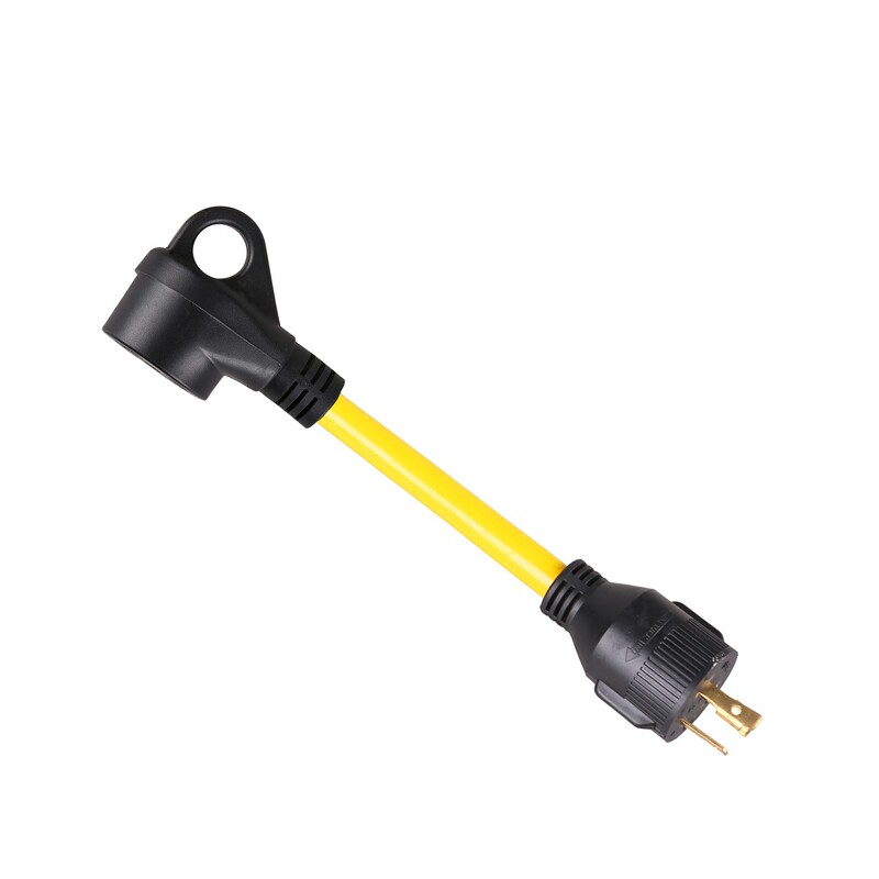 American Standard Rv 30-Amp Generator Conversion Cable Connector Socket Nema L5-30P/ Nema Tt-30R