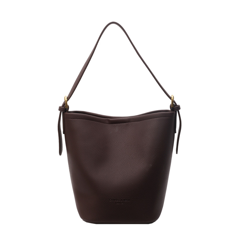 Bolso de las axilas del todo-fósforo de alta calidad para las mujeres 2024 nueva bolsa de cubo de moda casual para ir al trabajo Otoño e Invierno bolsa de hombro