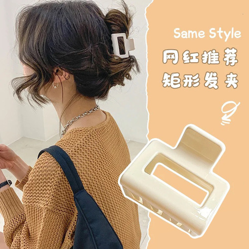 Korean New Trend Popstar Hair Clip High Ponytail Fringe Claw Hairpin with Pearl Butterfly Knot Hair Accessory Stylish Shark Clip Wholesale