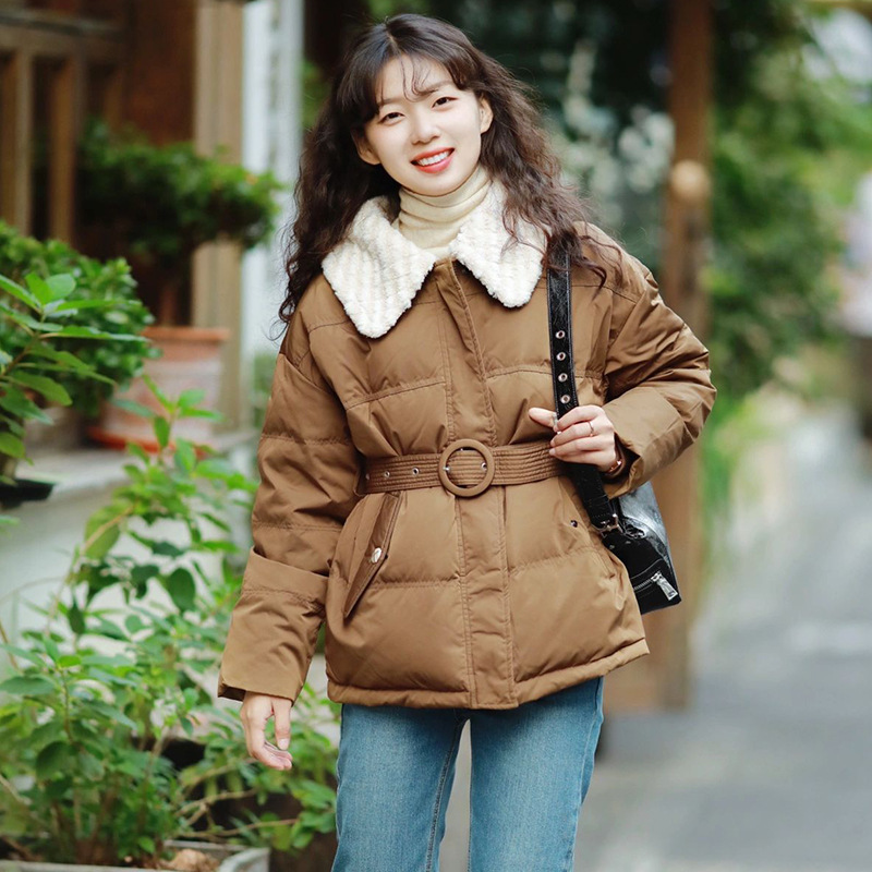 브라운 코튼 재킷