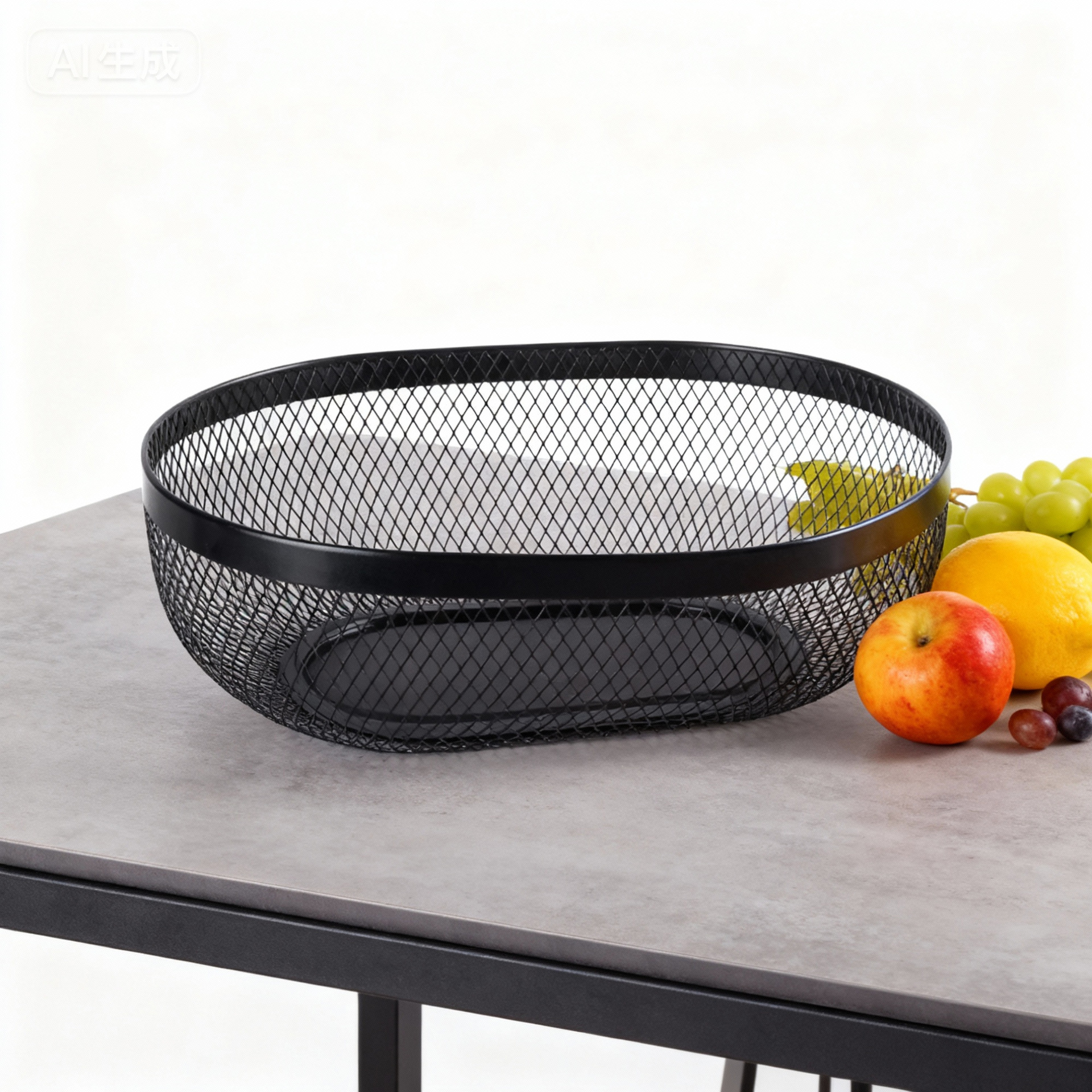Cesta de Frutas de Hierro para Hogar