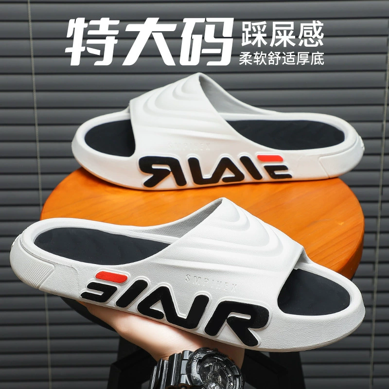 2025 новые тапочки большого размера мужские легкие крытые песчаные песчаные сандалии