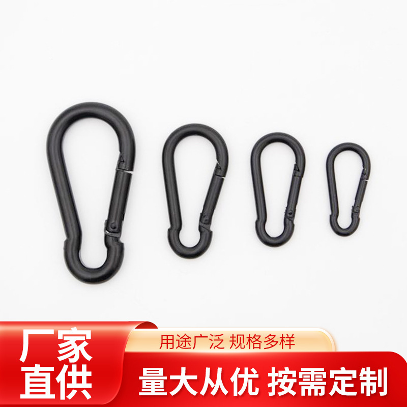 電気泳動アウトドア用品フック鉄製登山用バックル安全バックルスプリングフックひょうたん型イヤホンケースバックルクリップ卸売|undefined