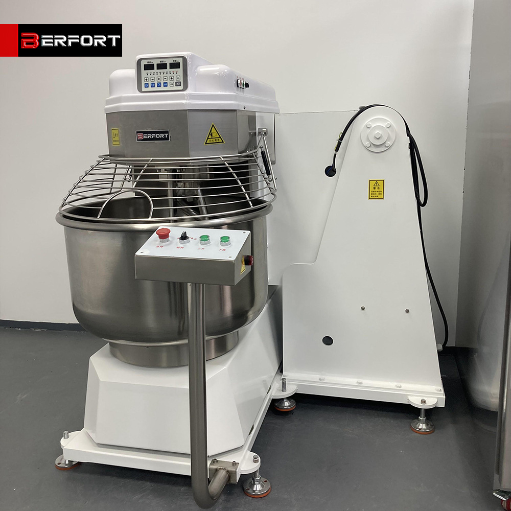 打面机厂家德堡商用大型翻缸和面机全自动50/75/100kg