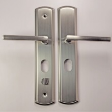 优质300*60mm68孔距不锈钢面板，铝合金锁具防盗门入户门把手