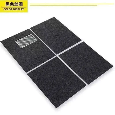 Car Carpet, the whole car, all-season anti-slip mats - 20-thickened-pure-black-four-piece-set-4-pieces-5070