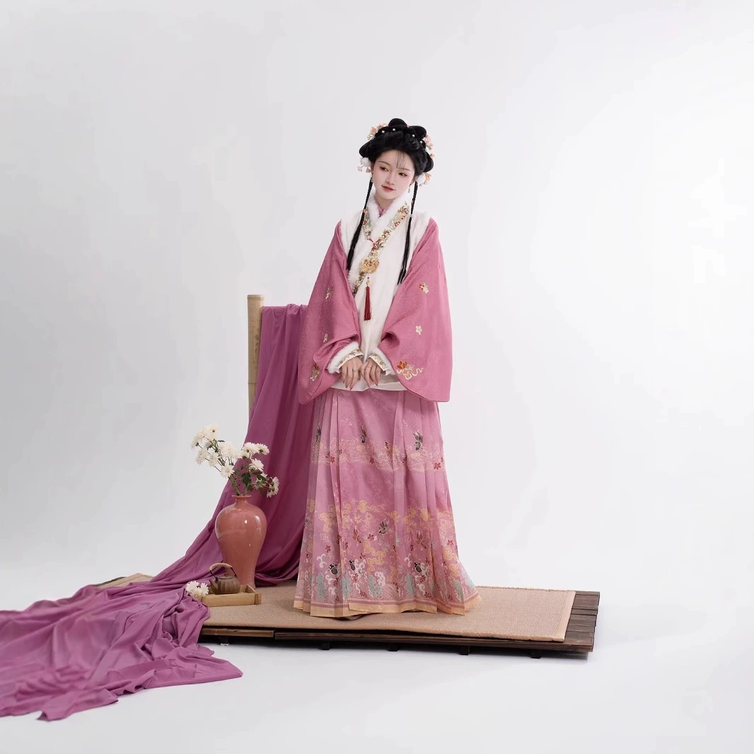 Осенние и зимние модели Ming плюс бархат теплая китайская одежда